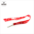 Trade Assurance Hersteller Polyestergewebte Lanyard mit kundenspezifischen Materialien